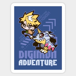 digimon adventure yamato gabumon Sticker